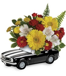 '67 Chevy Camaro Bouquet from Swindler and Sons Florists in Wilmington, OH